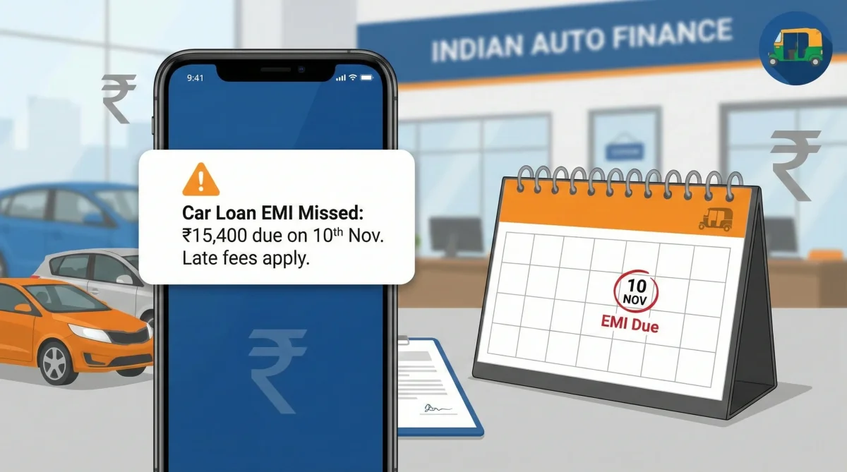 What Happens If You Miss One Car Loan EMI?
